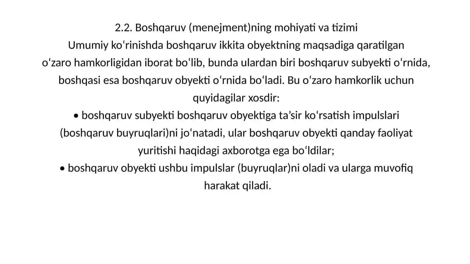 MENEJMENTNING NAZARIY ASOSLARI 4