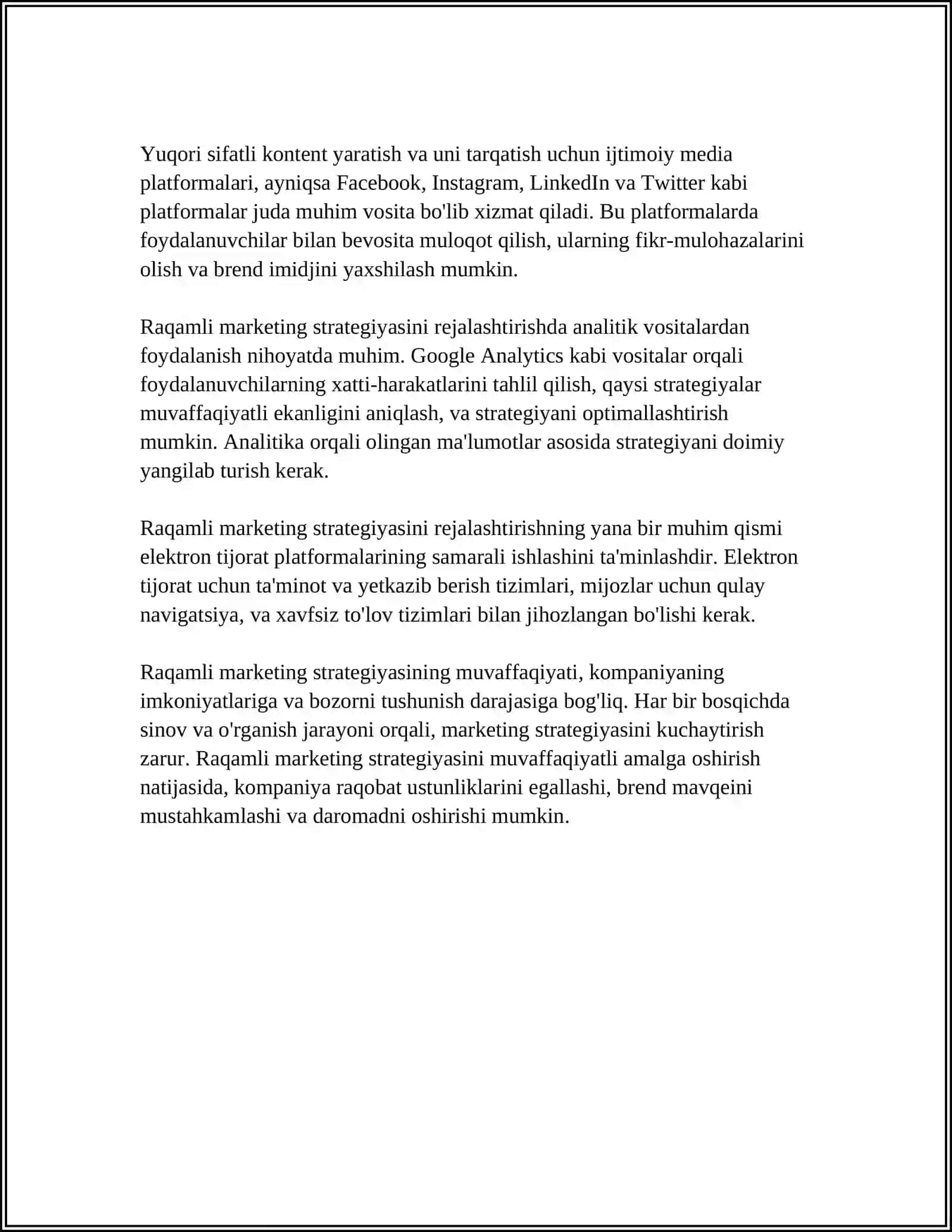 RAQAMLI MARKETING VA ELEKTRON TIJORAT 4
