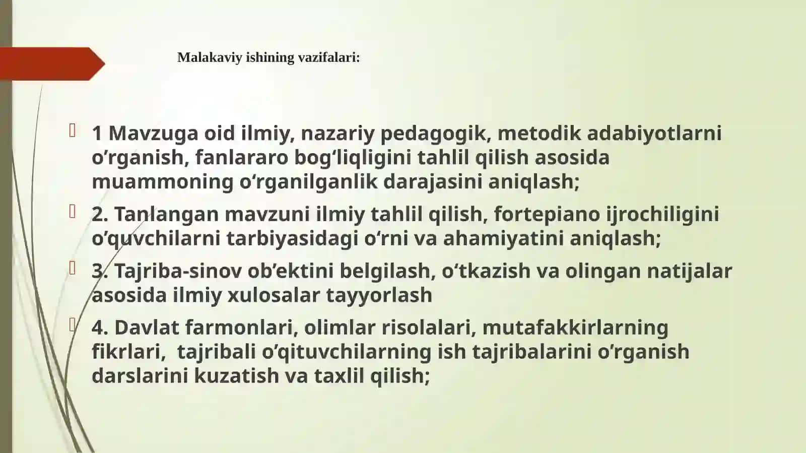 "Bugi-vugi" asarini forteiano cholg‘usida o‘rgatish uslubi 4