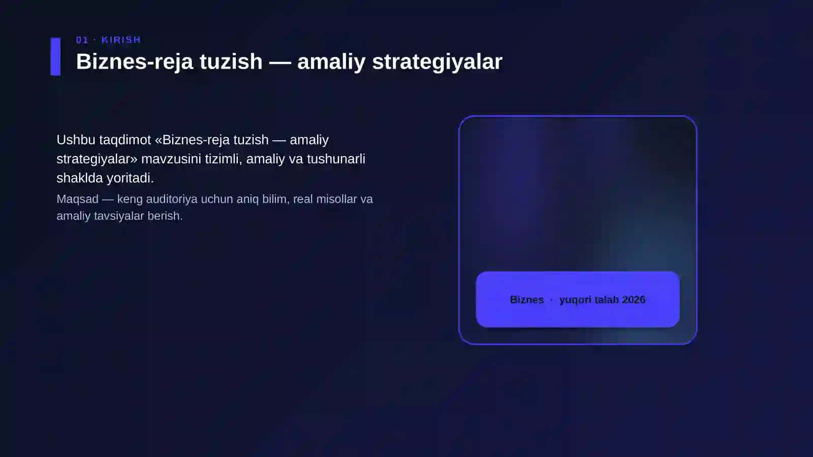 Biznes-reja tuzish — amaliy strategiyalar 4