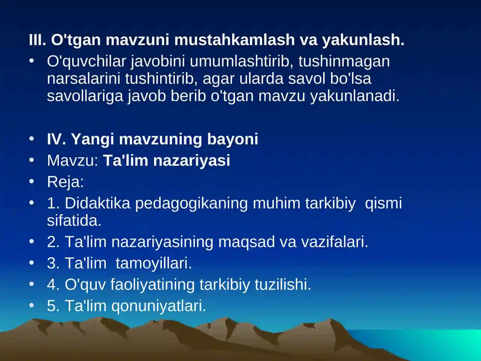 Yangi bilimlarnio`rganishdadeduksiya va induksiya 4