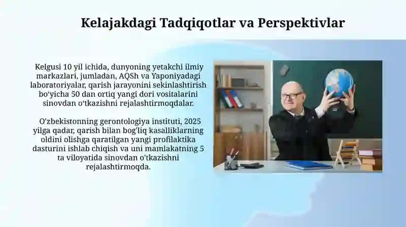Karish va Gerontologiya: Asosiy Tushunchalar 4