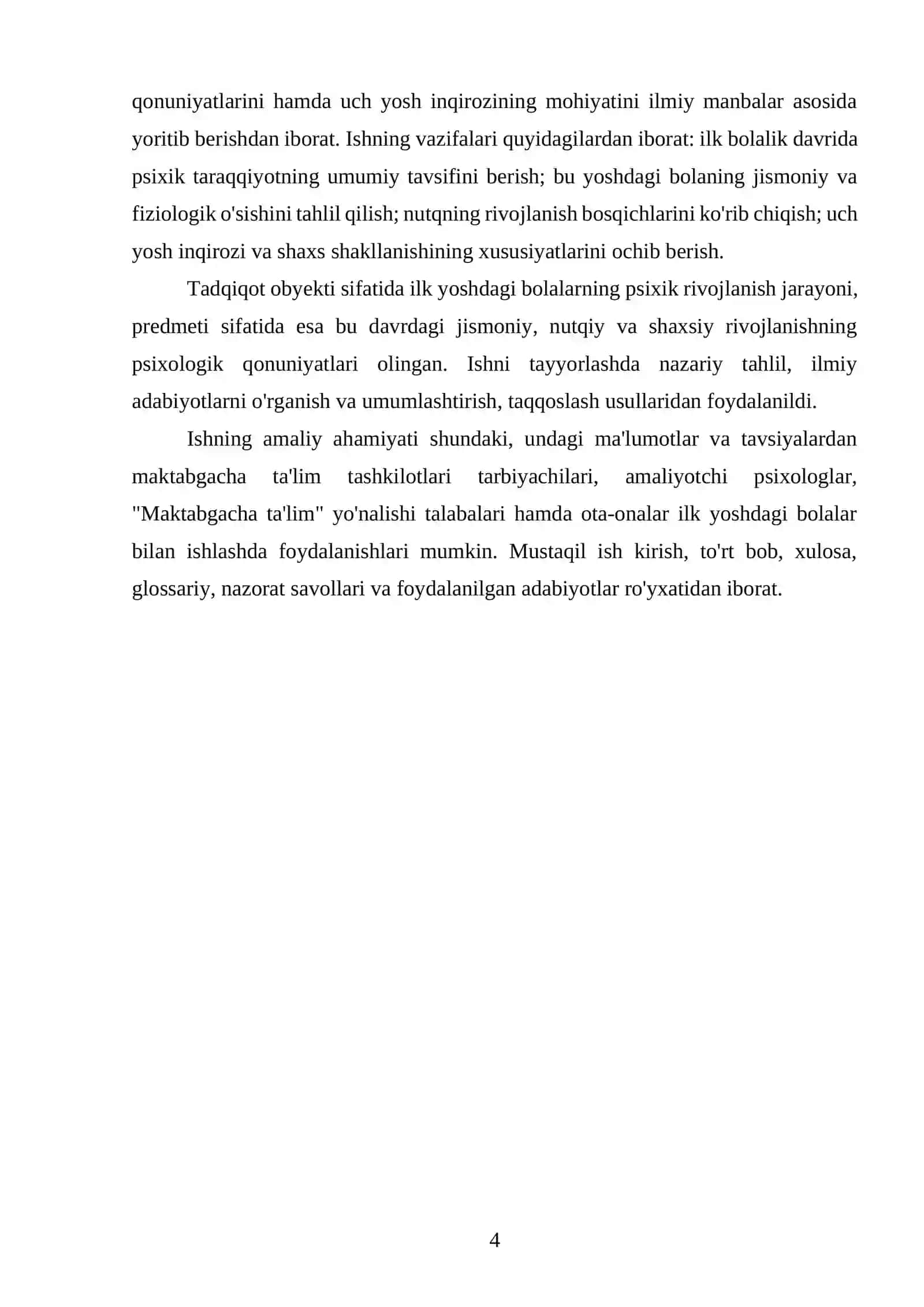 Ilk bolalik davri xususiyatlari 4