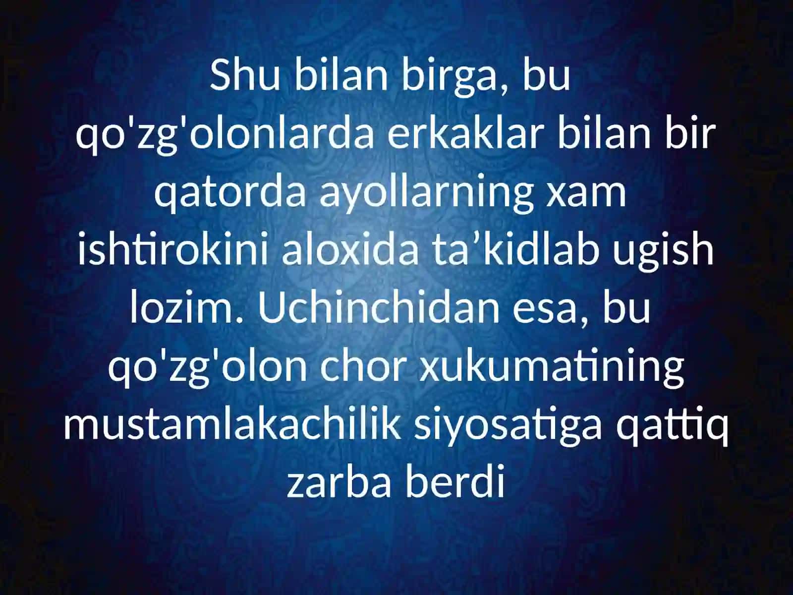 1916-yil Turkiston oʻlkasi xalq qoʻzgʻalonlari Fargʻona hududi miqyosida. 4