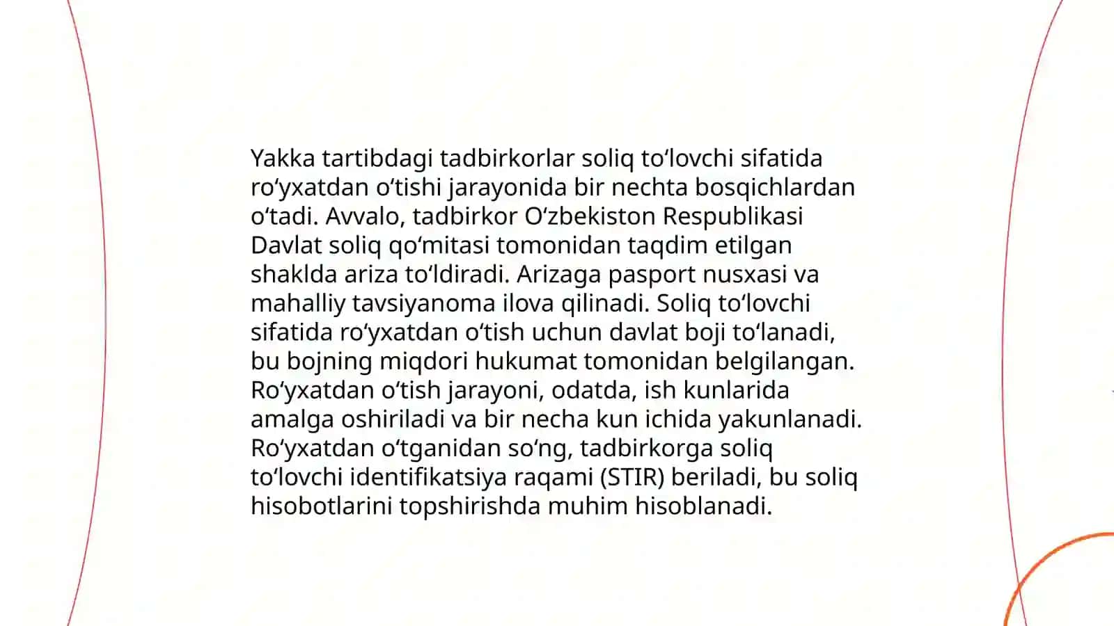 Yakka tartibdagi tadbirkorlarning daromadlariga soliq solishning o’ziga xos xususiyatlari 4