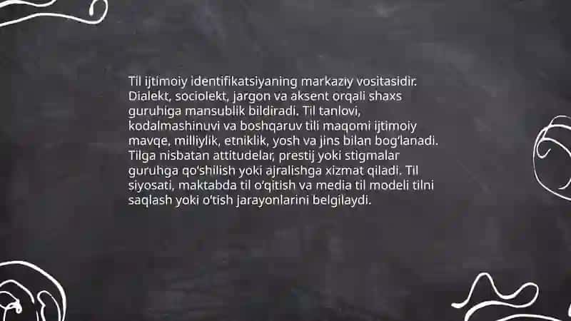 Sotsialingvistika va sohalar 4