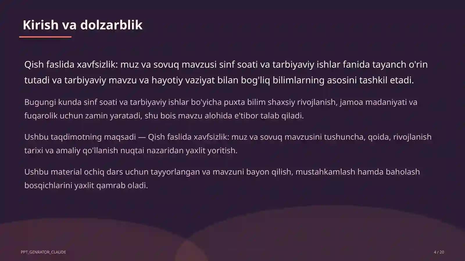 Qish faslida xavfsizlik: muz va sovuq 4