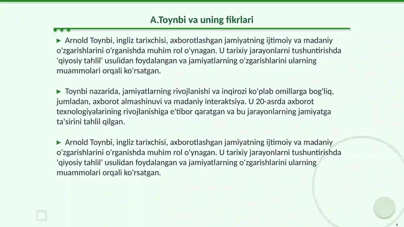 Axborotlashgan jamiyat va uning istiqbollari 4