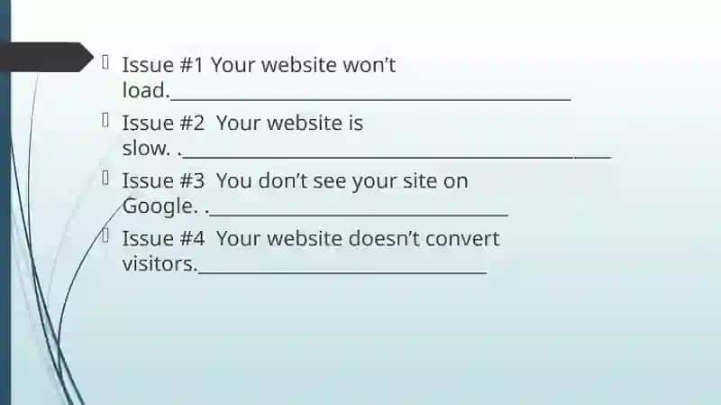 Problems in web browsing 4