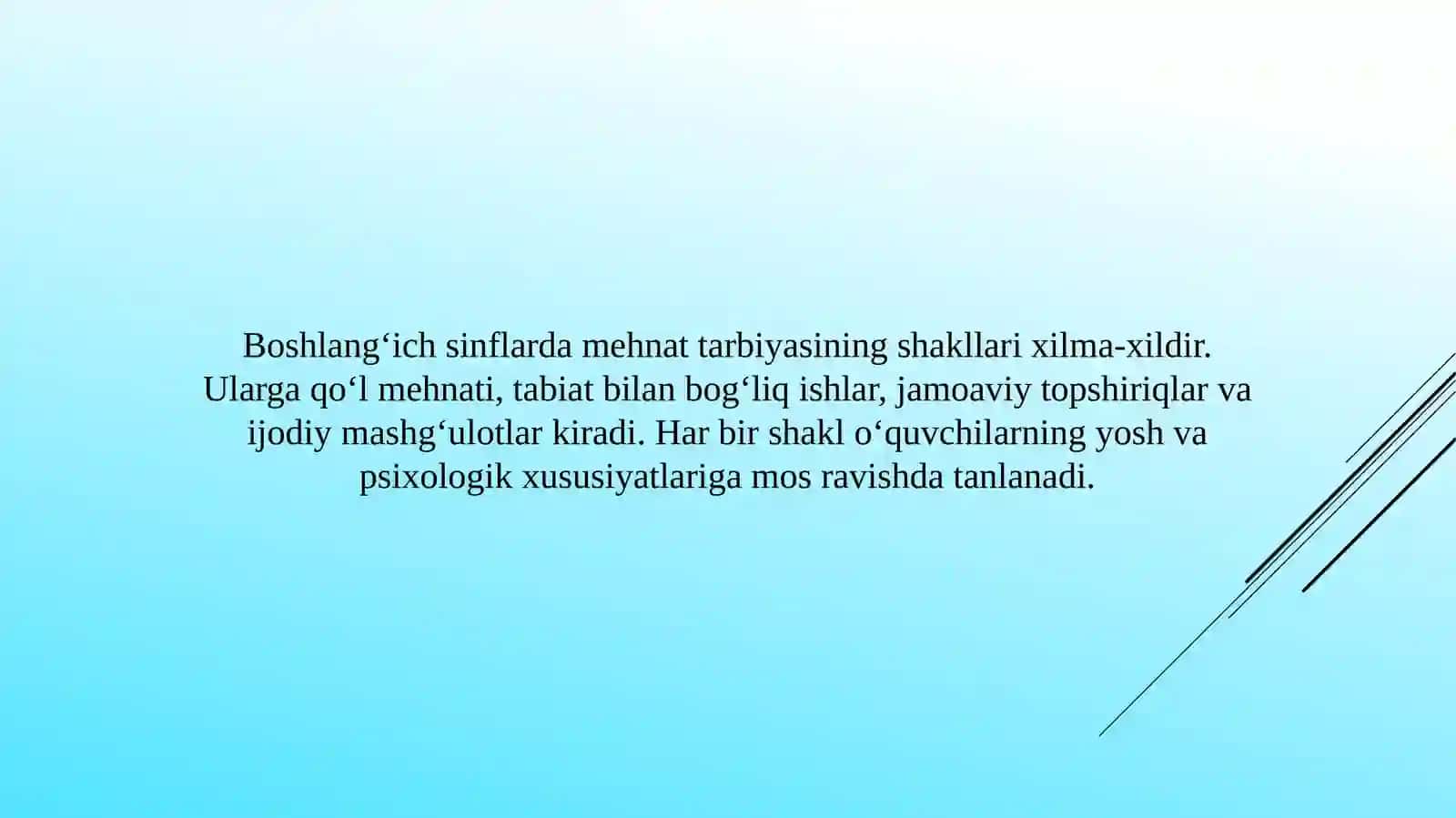 Boshlang‘ich sinflarda mehnat tarbiyasining shakllari. Applikatsiya usulida o‘quvchilarni mehnatga tarbiyalash 4