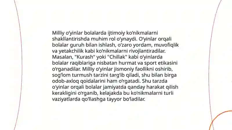 O'zbek xalq ōyinlarini kichik maktab yoshidagi bolalarga tasiri 4