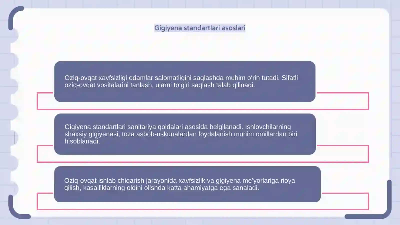 Oziq - ovqat xavfsizligi va gigiyena standartlari 4