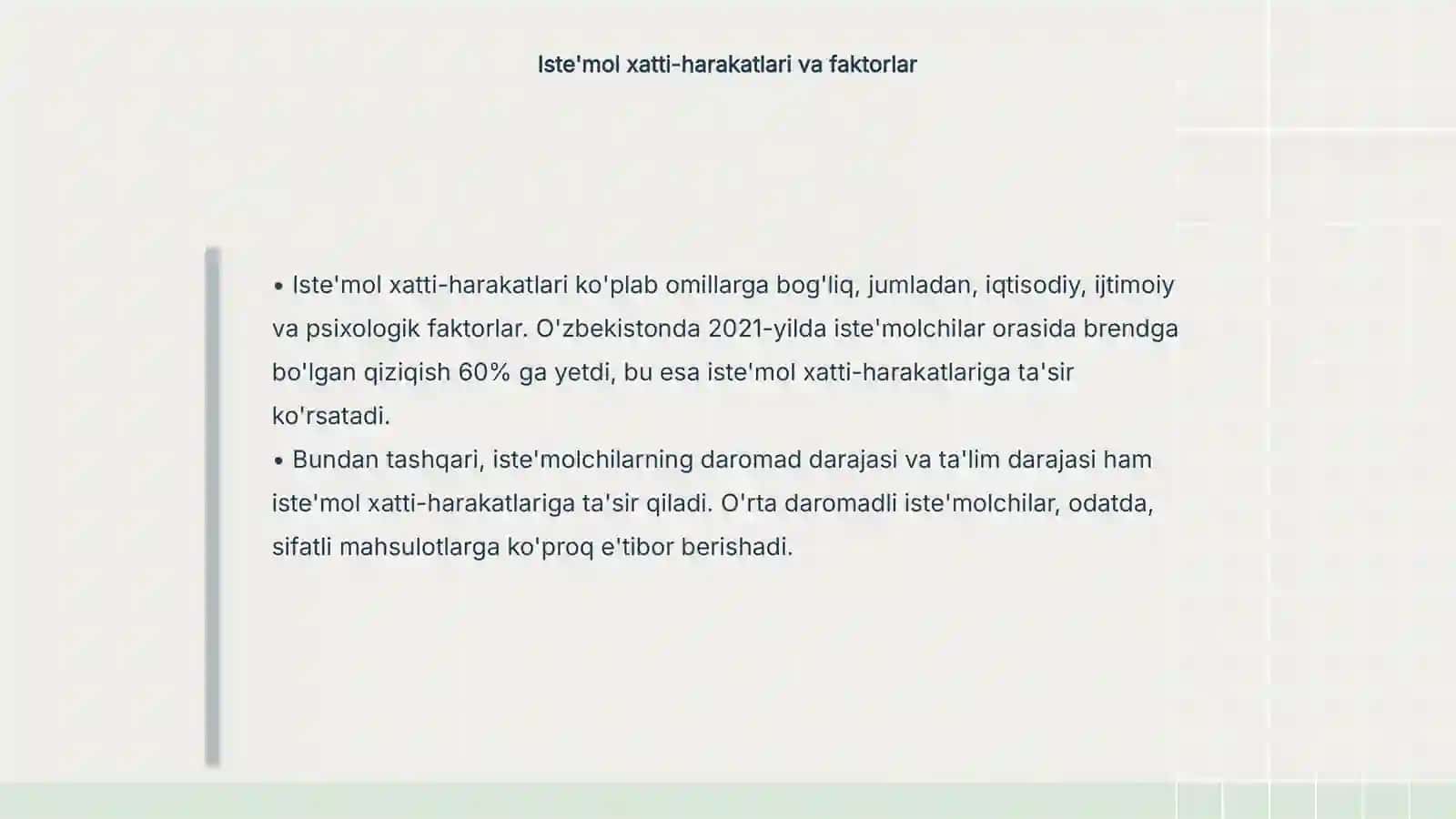 Iste'mol va Jamg'arma Funksiyasiga Bo'lgan Turli Xil Yondoshuvlar Tahdidi 4