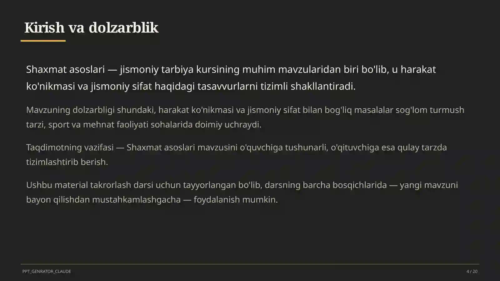 Shaxmat asoslari (4-sinf) 4