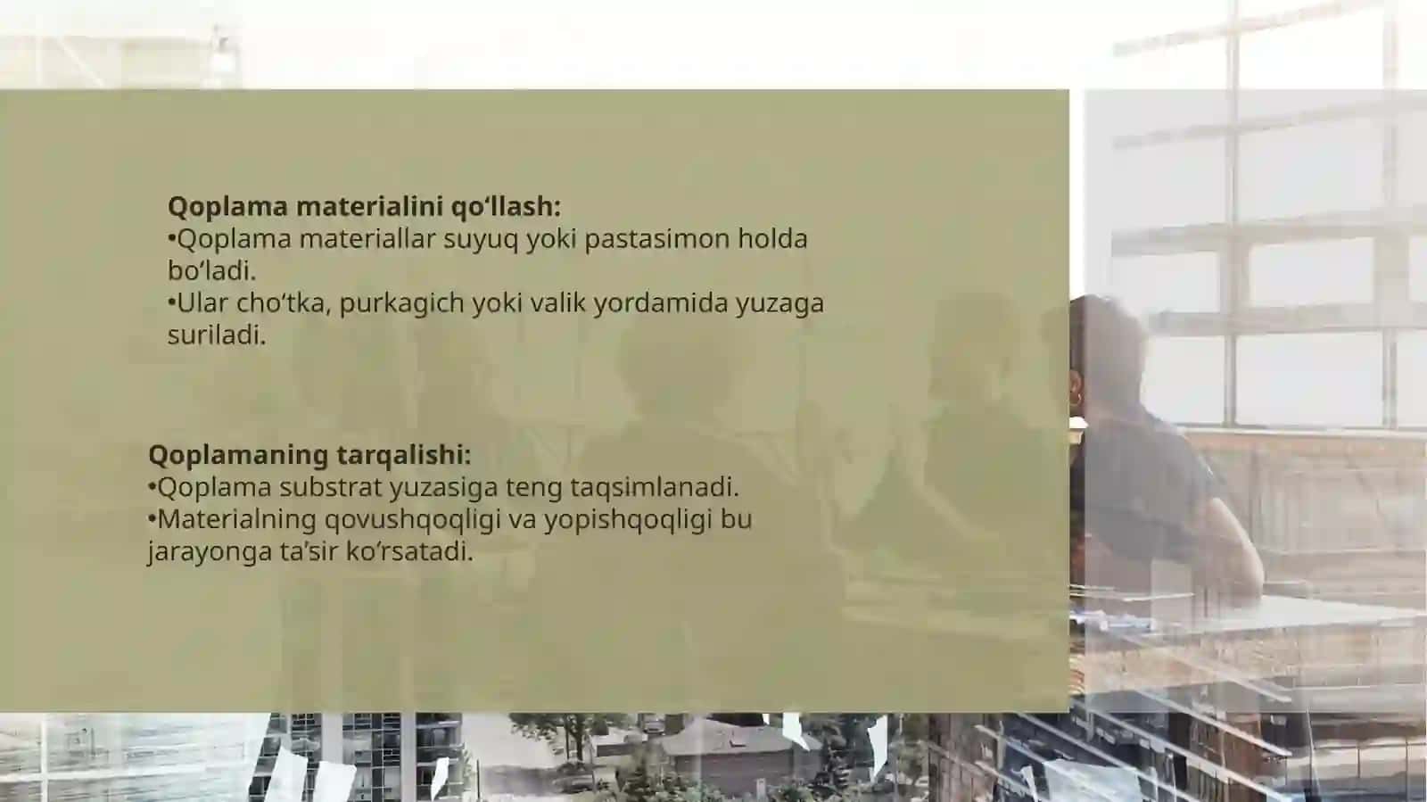 Pardaqatlamalari hosil bo'lish jarayonlari 4