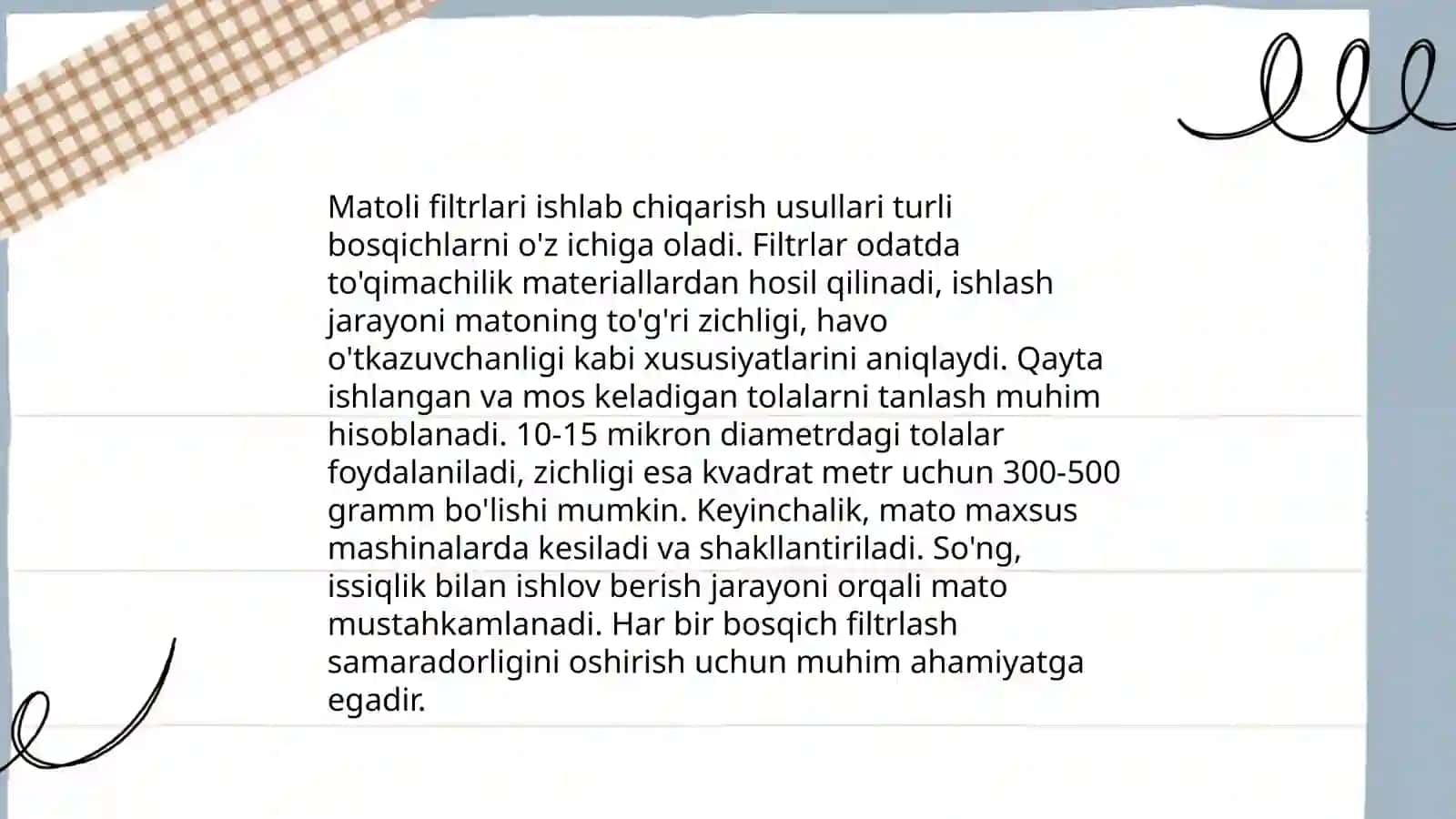 Matoli filterlar 4