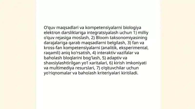 Biologiyadan yaratilgan elektron darsliklar 4