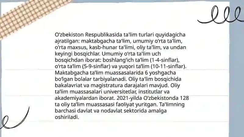 Ta'limning umumiy maqsadlari va prinsiplari 4