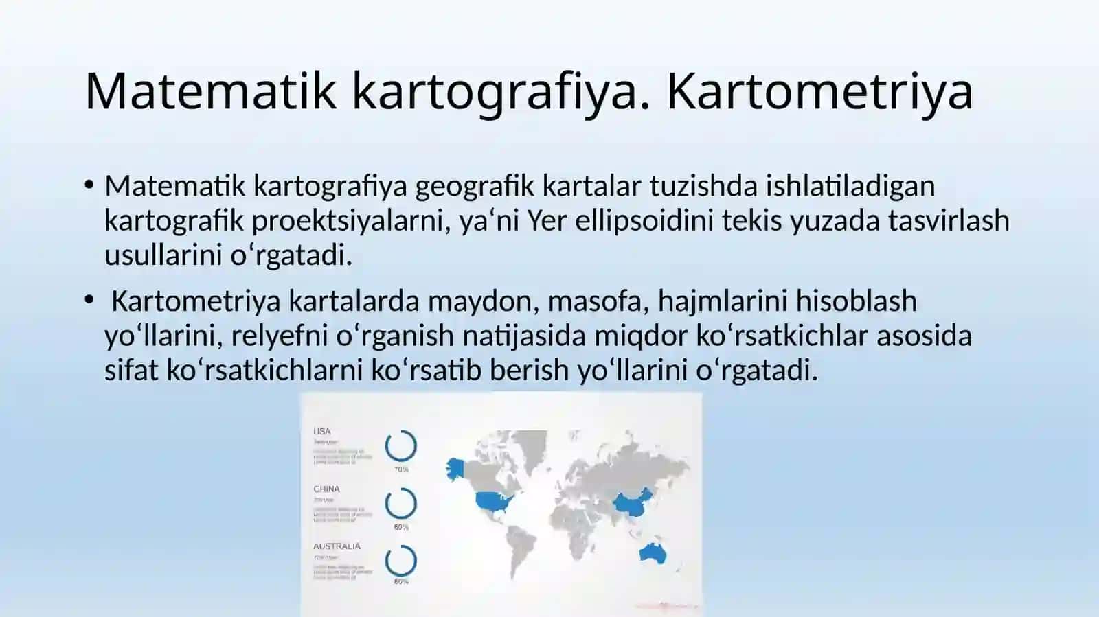 Kartashunoslikning qismlari 4