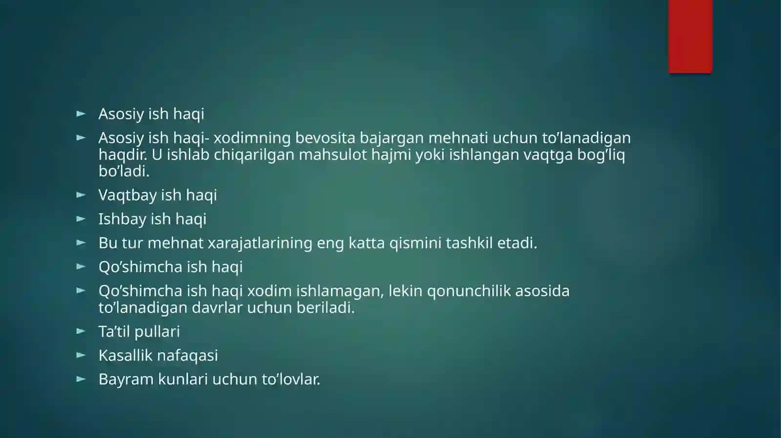 Mehnat xarajatlari tarkibi 4