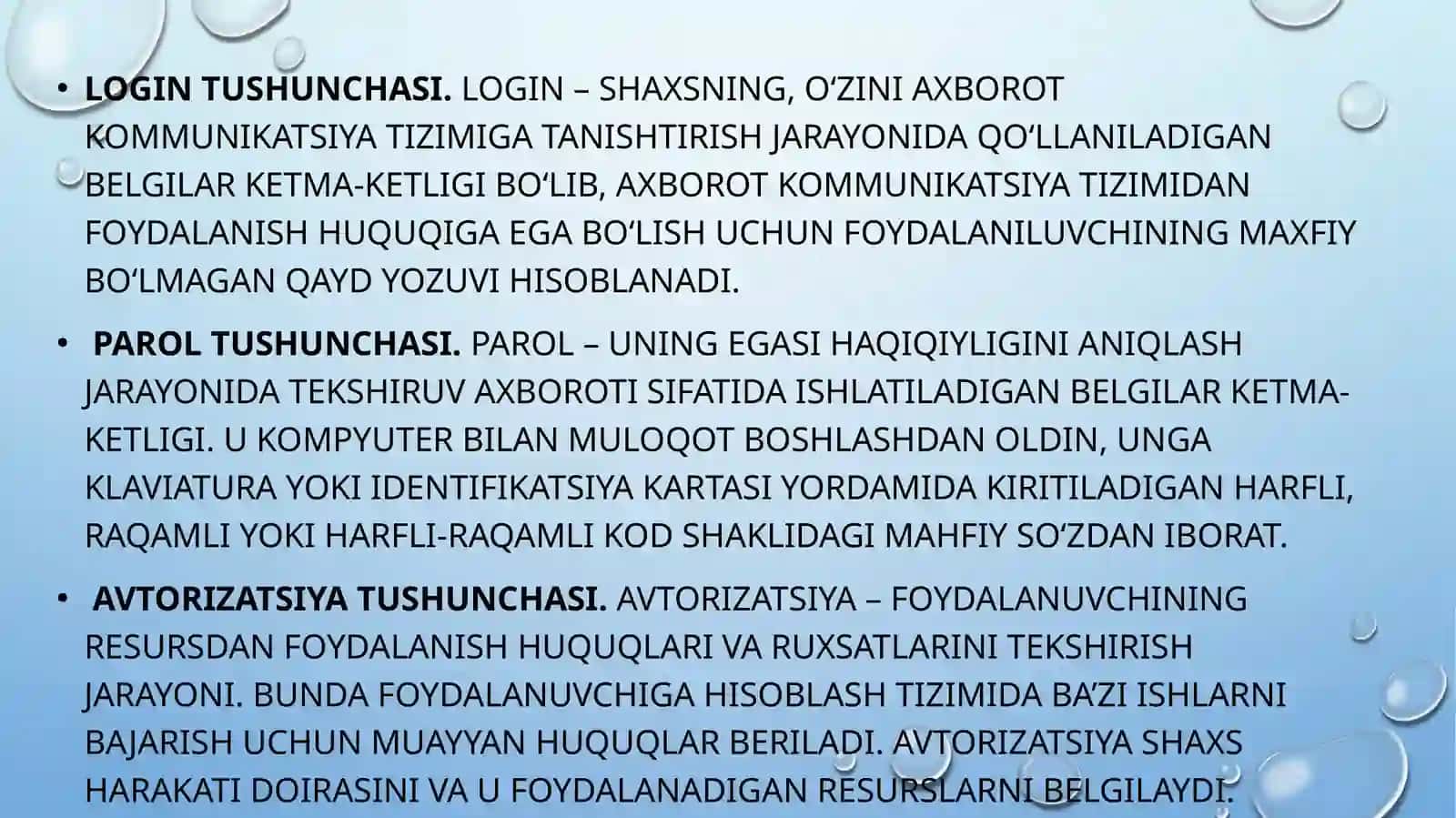 Axborot xavfsizligini ta’minlash g'oyaviy-nazariy asoslari 4