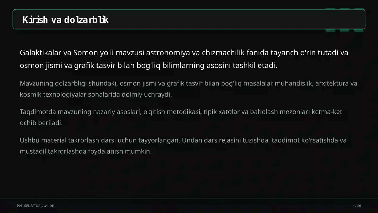 Galaktikalar va Somon yo'li (11-sinf) 4