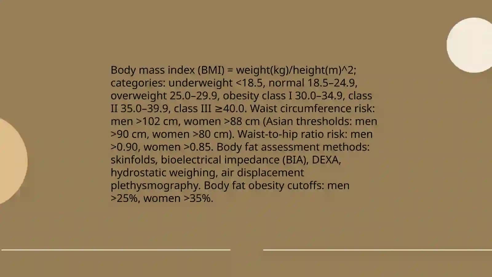 Overweight and obesity 4