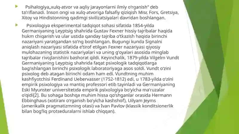 Behaviorizmning rivojlanishi 4