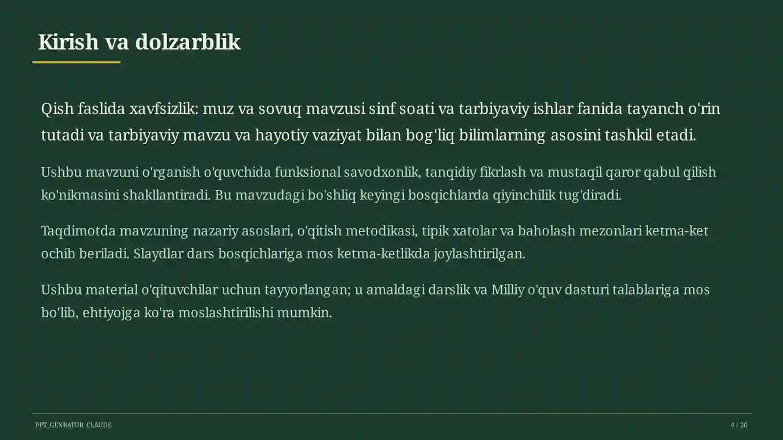 Qish faslida xavfsizlik: muz va sovuq 4