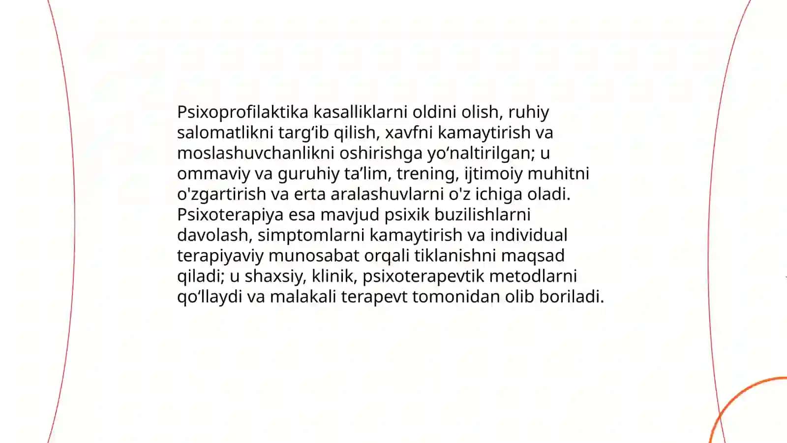 Psixoprofilaktika tushunchasi 4