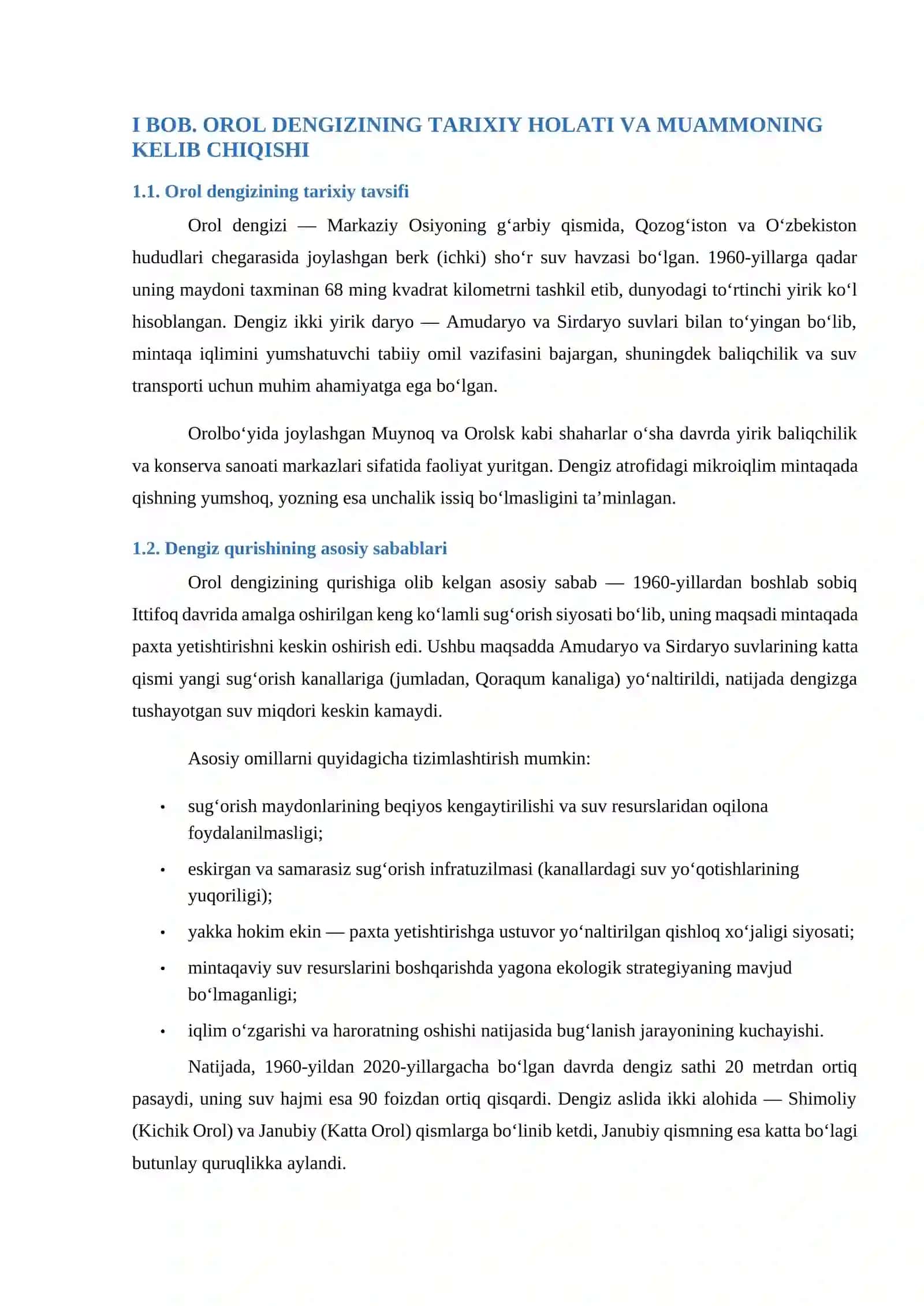 Referat Orol dengizi muammosi 4