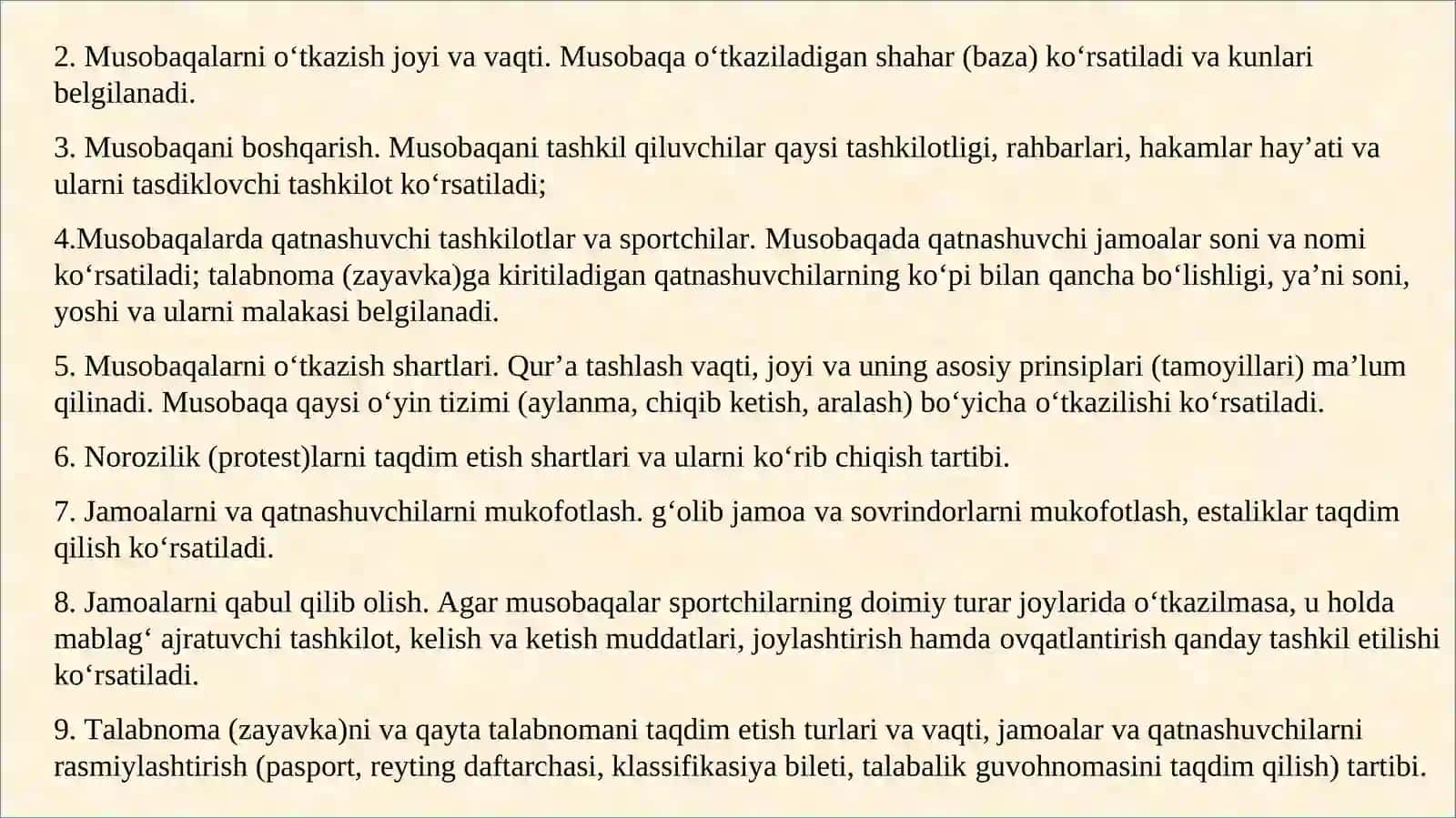 Basketbol musobaqalarni tashkil etish va hakamlik qilish nazariyasi 4