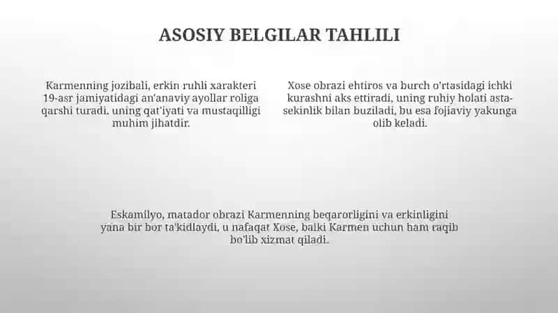 Prosper Merime novelistikasi "Karmen" novellasi tahlili 4
