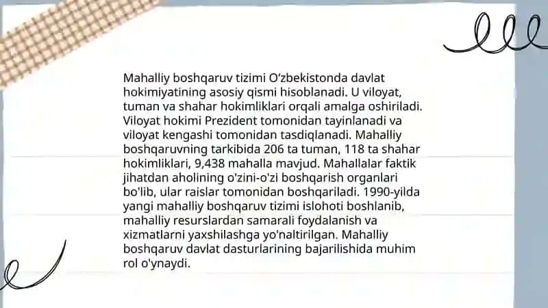 Avstraliya davlatida Mahalliy ijroiya organi faoliyatini tashkil etish 4