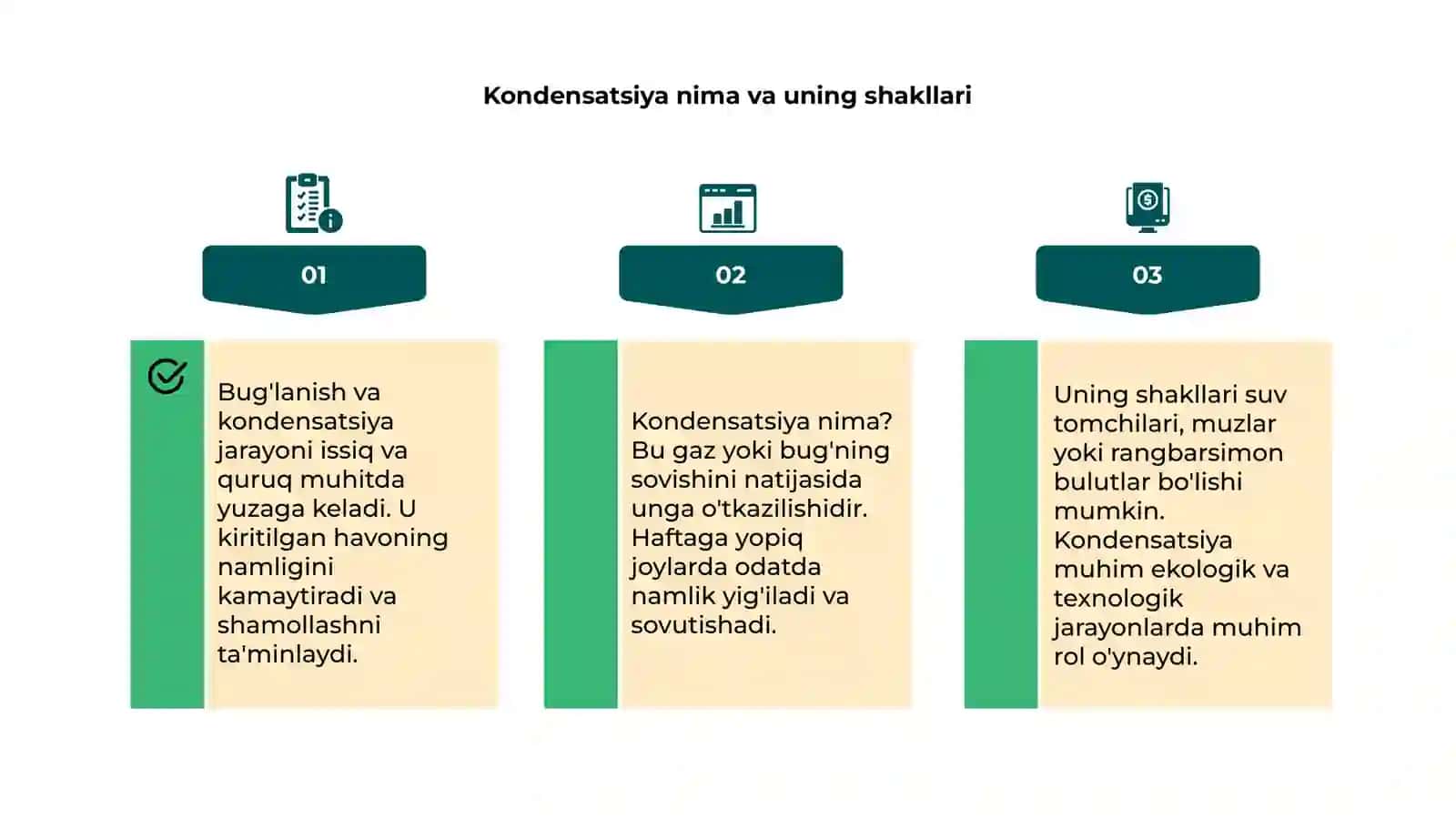 Bug'lanish va qaynash tushunchasi 4