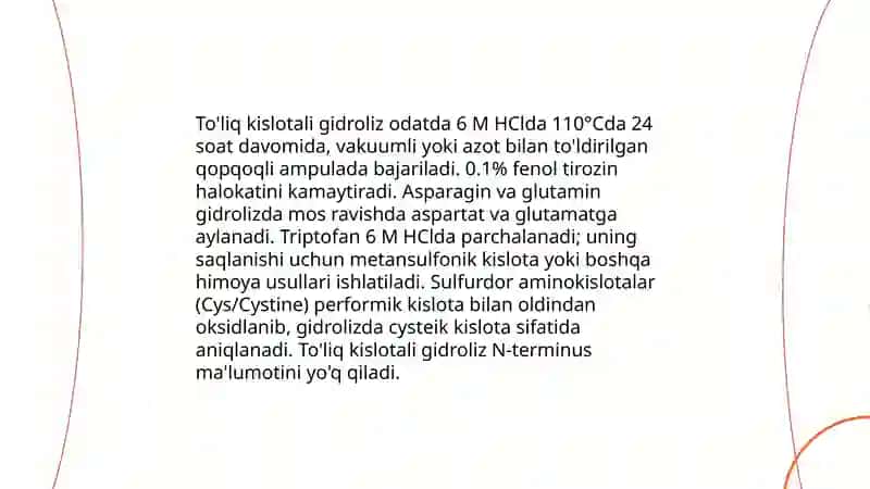 Oqsillarning aminokislota tarkibi 4