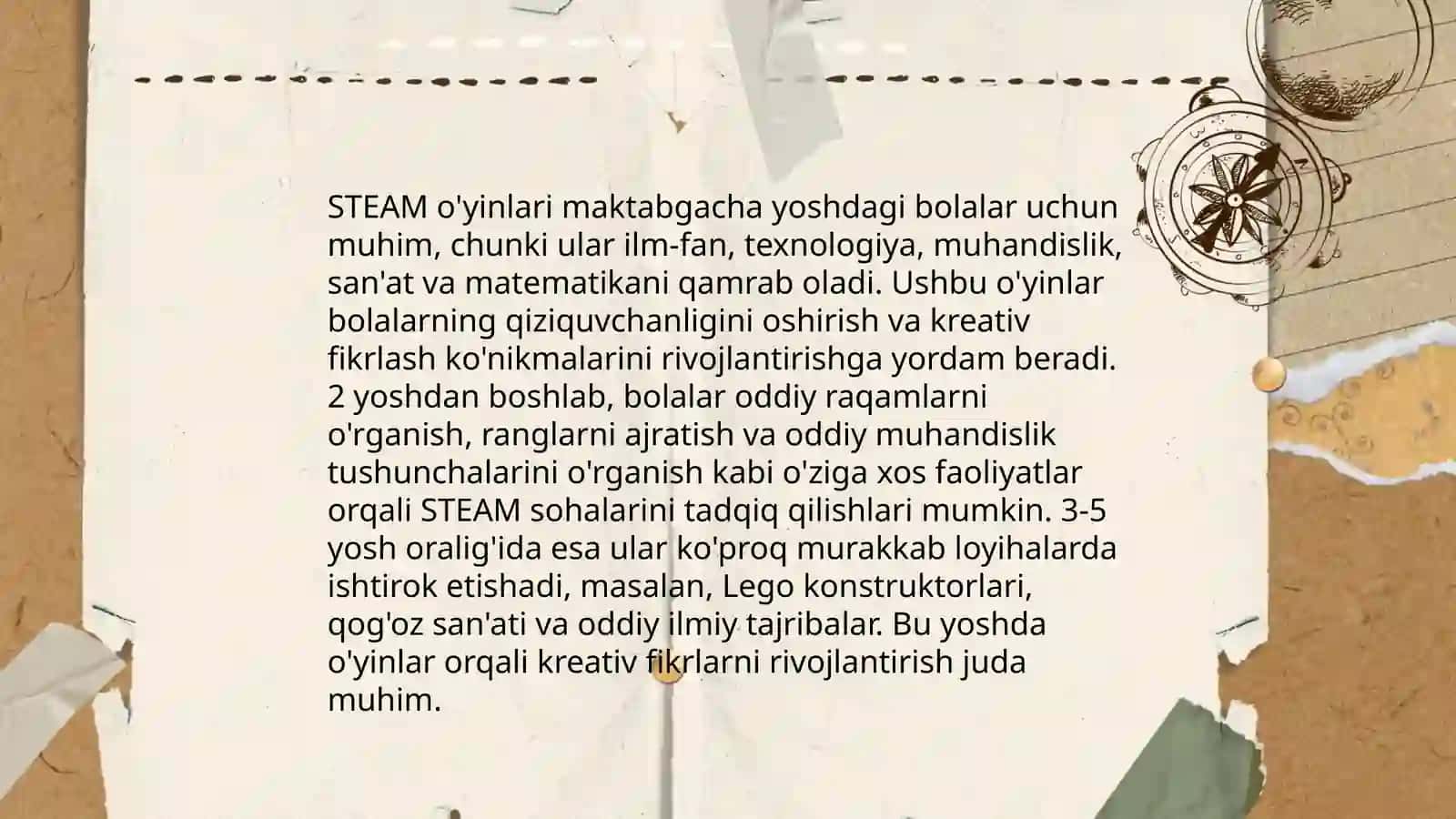 STEAM ta'limi asoslari va maktabgacha ta'limda qo'llanishi 4
