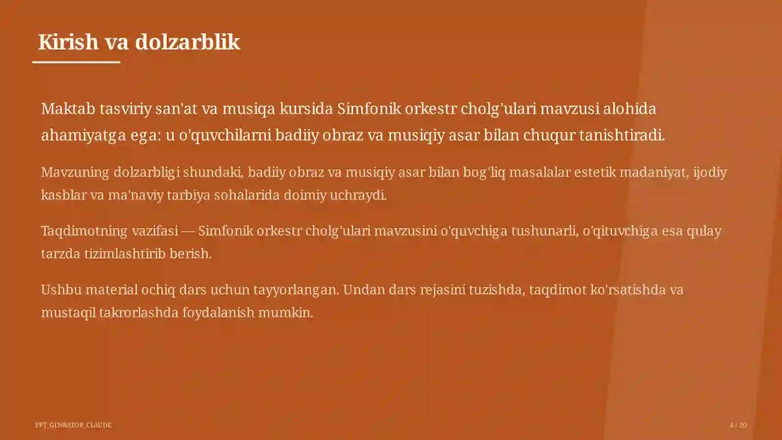 Simfonik orkestr cholg'ulari (5-sinf) 4