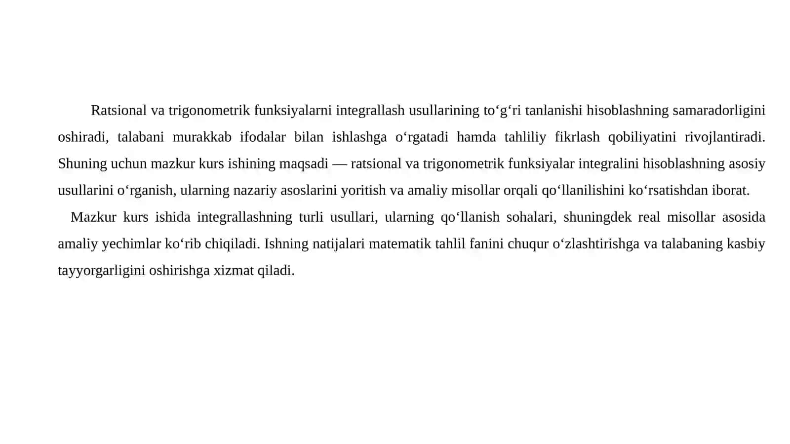 Matematika va informatika kurs ishi 4