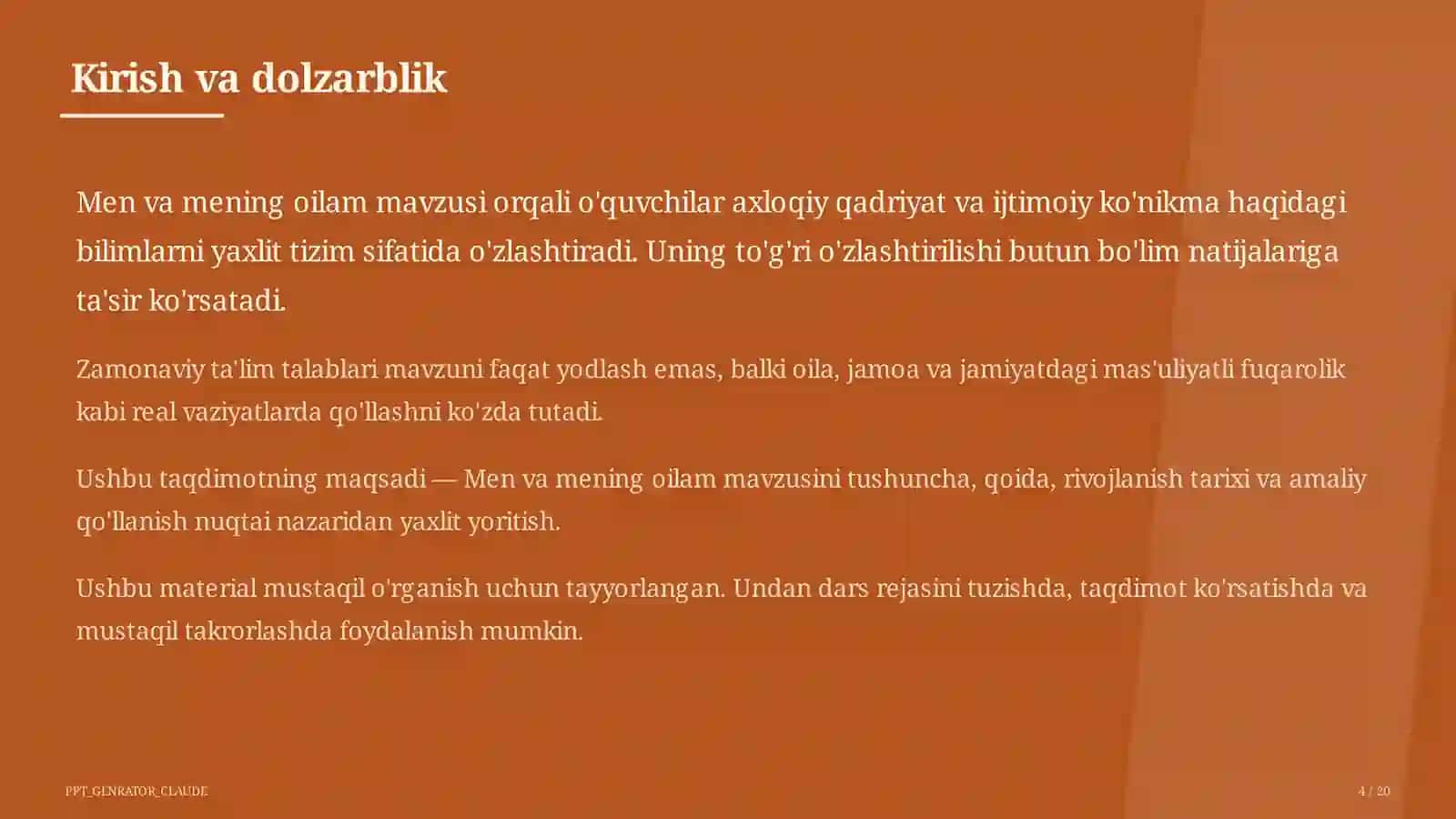 Men va mening oilam (1-sinf) 4