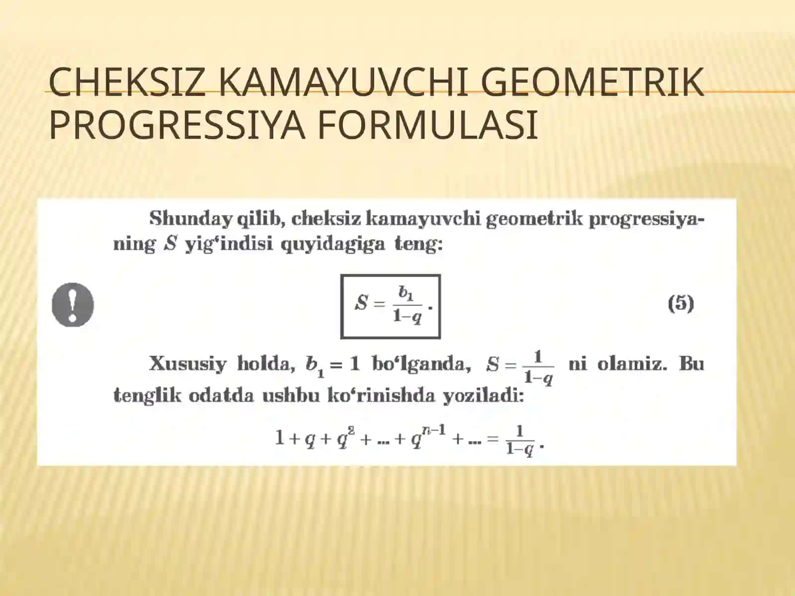 Cheksizkamayuvchigeometrikprogressiya 4
