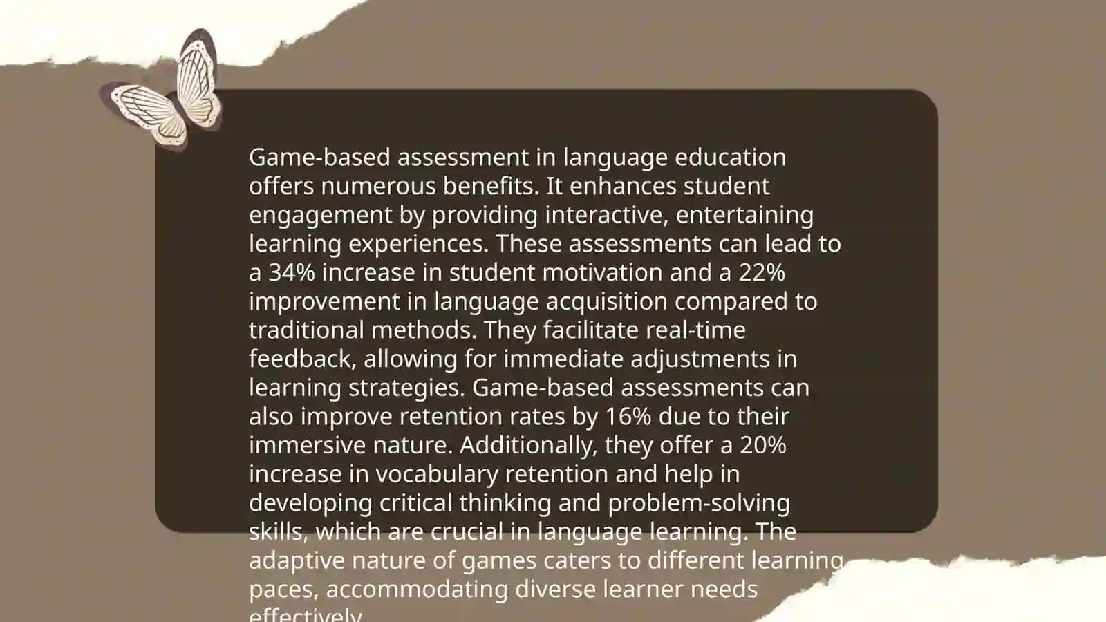 Game Based Assessment in Language Calsses 4