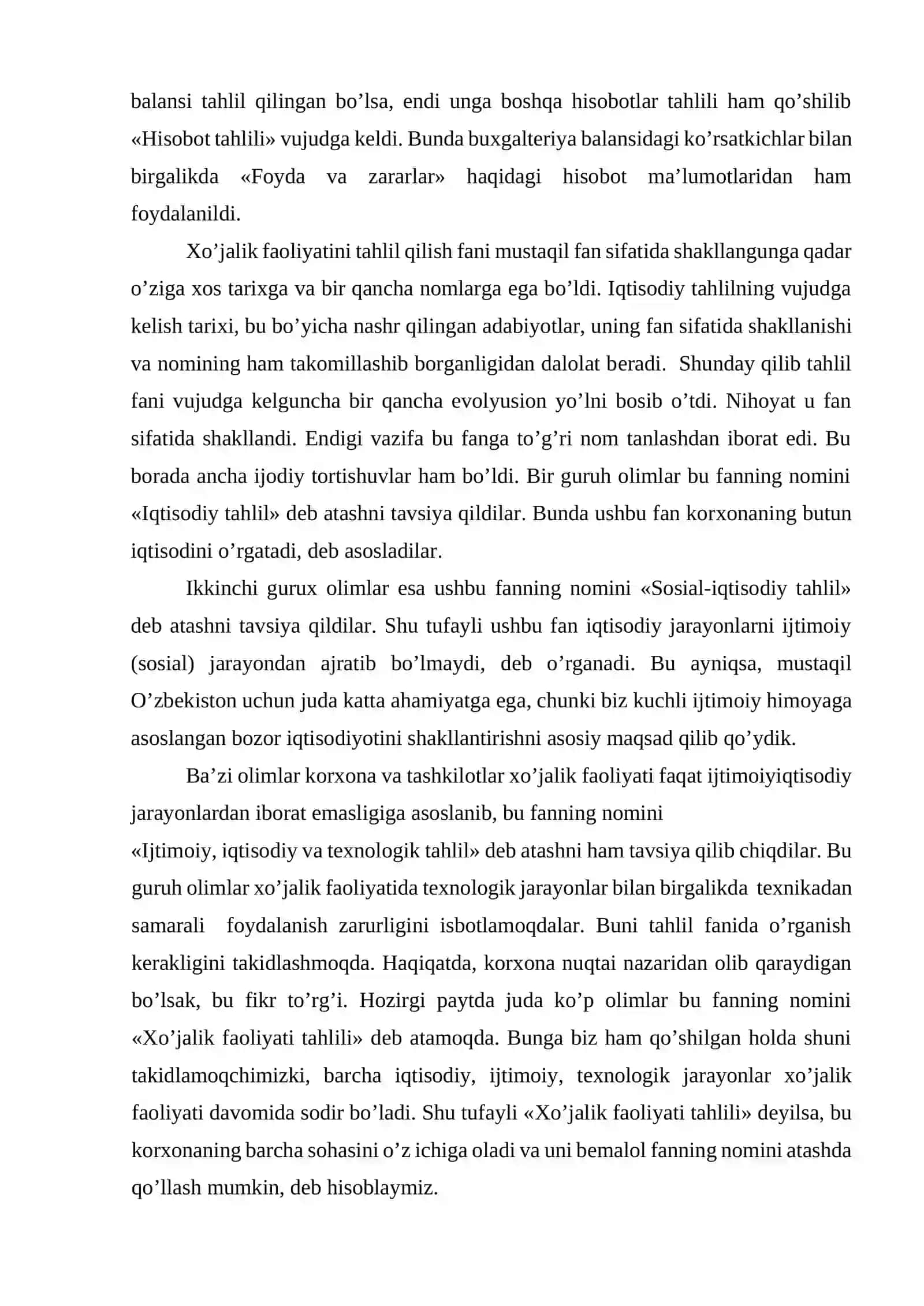 Iqtisodiy tahlilning nazariy asoslari 4