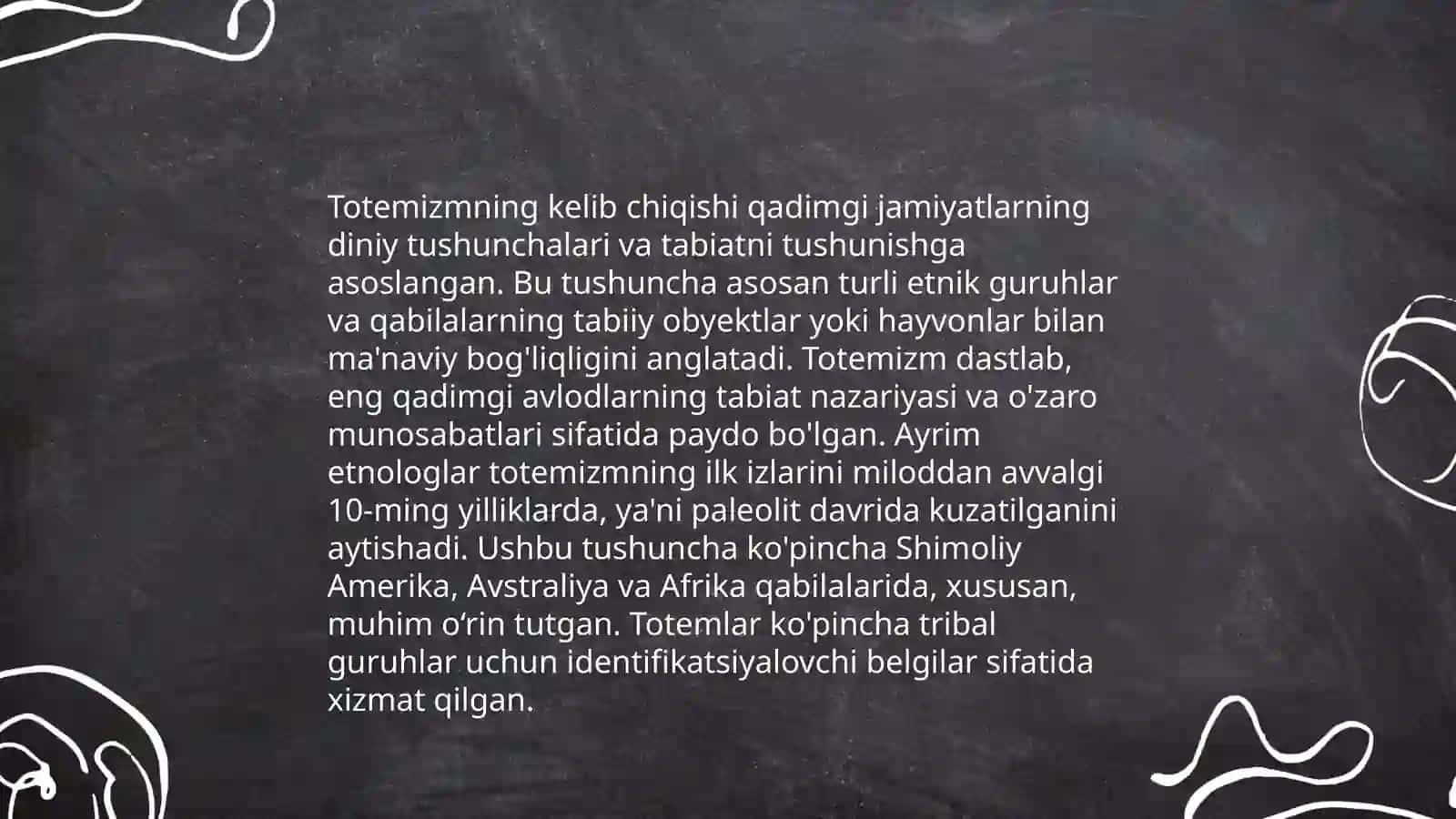 Totemizmning tarixi 4