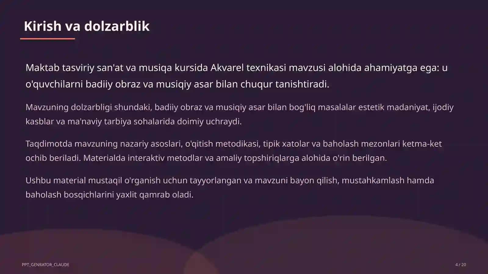 Akvarel texnikasi (5-sinf) 4