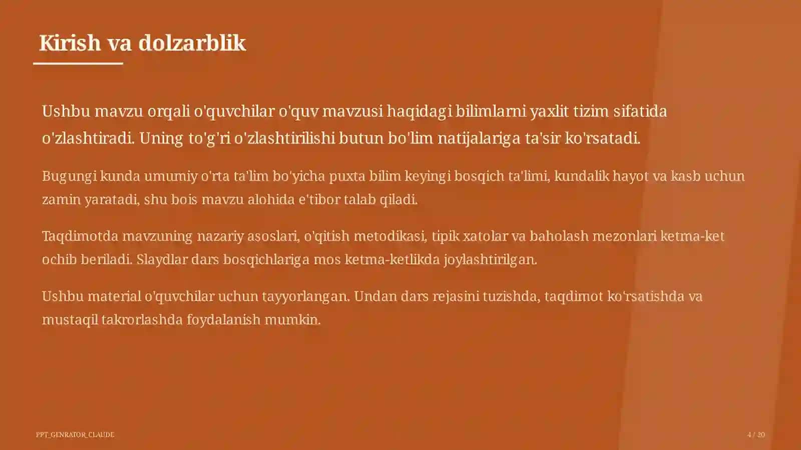Differensiallashtirilgan ta'lim 4
