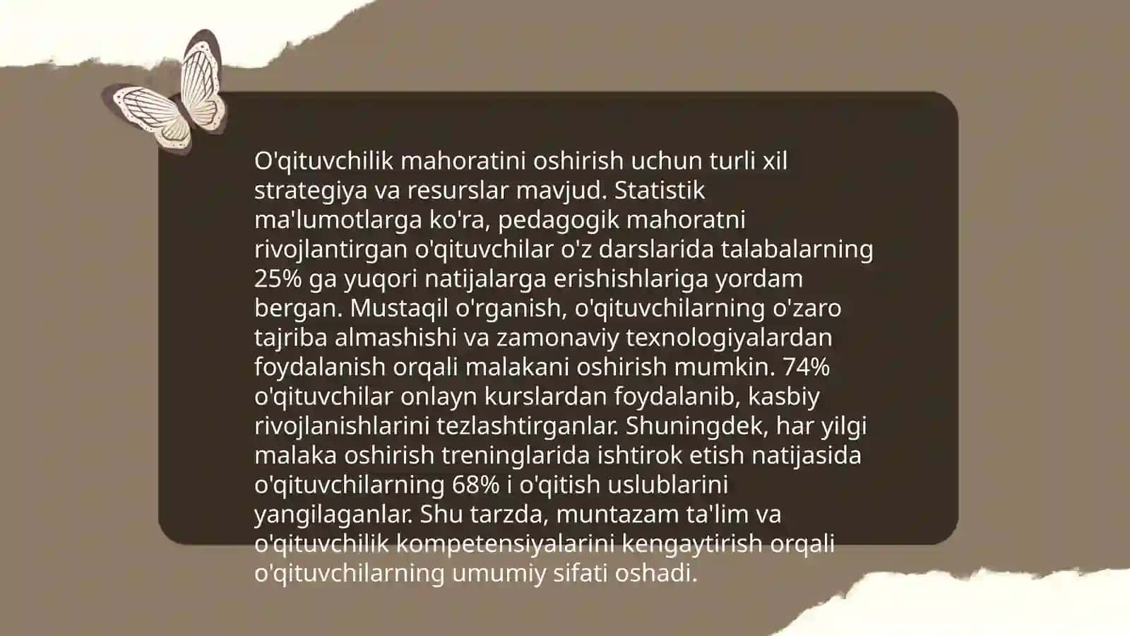 Ta'lim texnologiyalarini o'zlashtirish 4