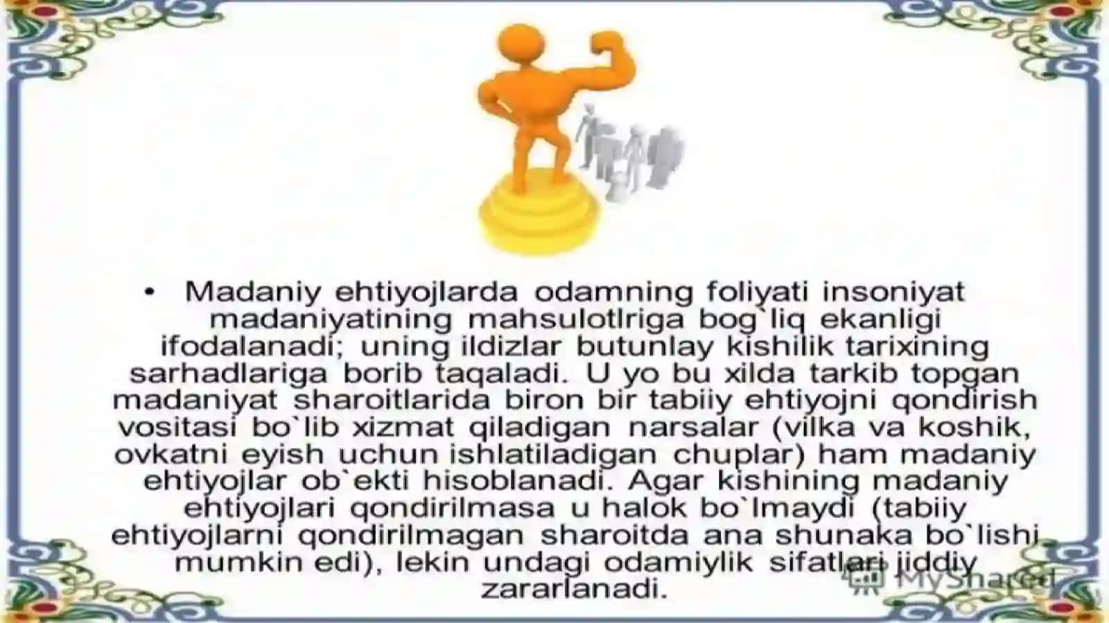 Ehtiyoj faolligini yuzaga keltiruvchi turtki sifatida ehtiyojni o'rganish metodlari 4