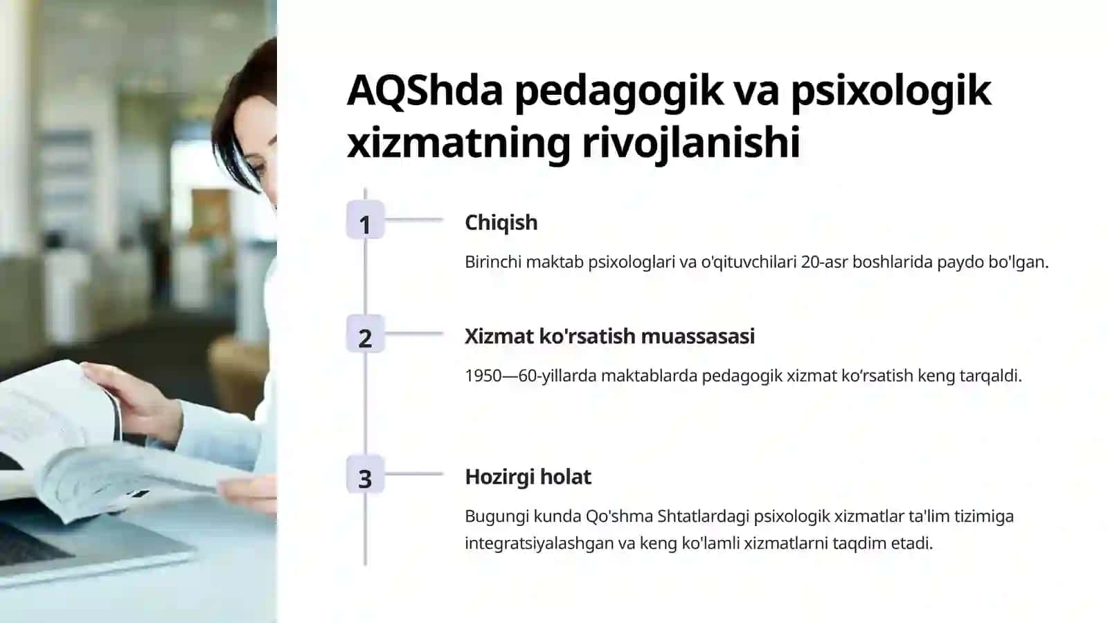 Dunyoning turli mamlakatlarida pedagogik psixologik xizmatlar rivojlanishining umumiy tendensiyalari 4