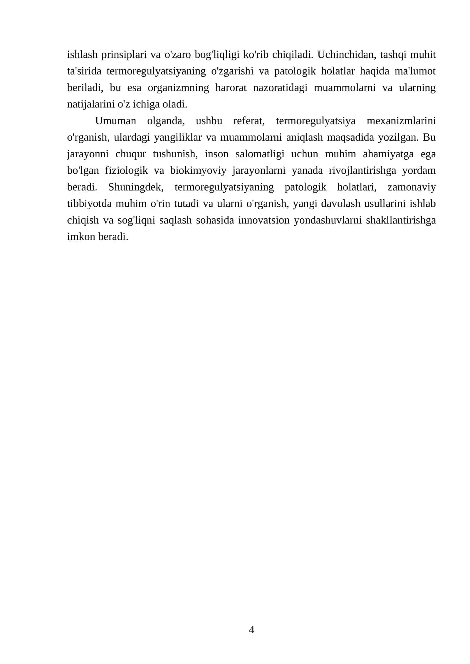 Organizmning termoregulyatsiya mexanizmlari 4